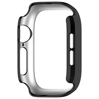 Coque de protection antichoc demi-enveloppante en PC pour Apple Watch Series 12 – Accessoires pour montre connectée
