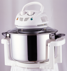 Horno halógeno de infrarrojos para el hogar visual eléctrico de 12L con anillo extensor de acero inoxidable, horno de convección, freidora de aire - Product Image 5