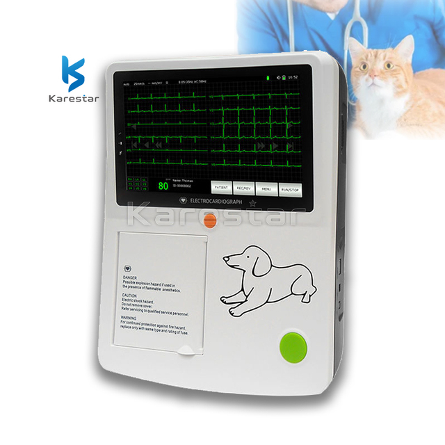 K-ES3 Competitive Price Veterinary 3 Channel Ekg Device Portable Ecg Machine