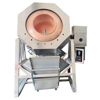 Machine de casserole d'enrobage de sucre de noix de bonbon basculant industriel commercial
