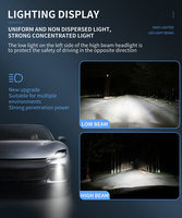 Boîte d'emballage personnalisée SFIDA LED Phare de voiture V3E 45W 6000K pour H4 H7 9005 9006 HB3 Ampoules de phare de voiture, Lumière LED haute puissance