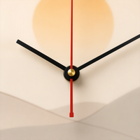 Horloge murale en acrylique pour intérieur domestique, 20 cm, motif lune et étoiles, pour la vente en gros, article moderne à suspendre au mur pour la maison