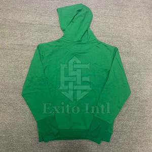 Sudadera con capucha de invierno informal ODM para hombre con diseño de estampado abullonado, cuello con capucha de tela suave de alta calidad, diseño de cremallera de Color sólido, La privada - Product Image 3