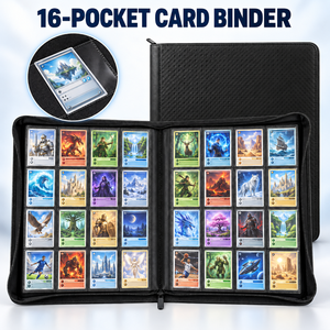 Carpeta para Tarjetas Coleccionables con Cierre y 16 Bolsillos, Personalizable con Logotipo, Gran Capacidad, para Tarjetas TCG y Deportivas, Venta al Por Mayor - Product Image 1