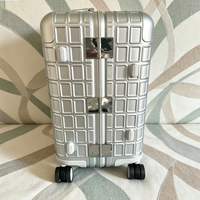 Vente directe d'usine, valise de voyage universelle légère et imperméable en alliage d'aluminium de 20 pouces, de luxe, avec roulettes, vente en gros