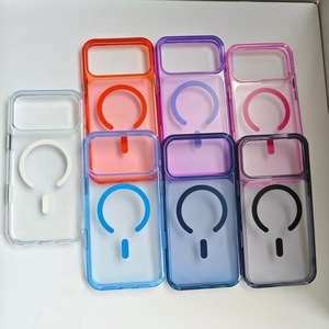 เคสโทรศัพท์ใสแบบด้าน 2.5 มม. พร้อมปุ่มกล้อง AI สำหรับ <span class=keywords><strong>iPhone</strong></span> 15 16 17 18 <span class=keywords><strong>Pro</strong></span> <span class=keywords><strong>Max</strong></span> ขอบสีสัมผัสนุ่ม - Product Image 1