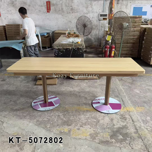 Mesa de Centro Moderna, Ecológica y Duradera, con Cajones Rectangulares para Almacenamiento, Ideal para Cafeterías, Restaurantes de Comida Rápida y Salas de Estar - Product Image 2