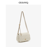 Sacs à main de créateur doux et plissés pour femmes, sacs à bandoulière avec chaîne de perles réglable, sacs à main élégants pour le quotidien, portefeuilles pour femmes