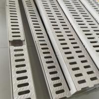 Gouttières en fibre de verre FRP SMC de haute qualité, canal de drainage des eaux pluviales personnalisé, surface lisse pour une utilisation en extérieur et en intérieur, découpe et pliage