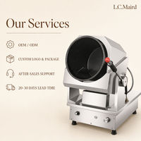 Machine de cuisson rotative professionnelle à gaz pour wok, pour cuisine de restaurant