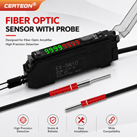 FRS-410 M4 Fiber Optic Sensor Diffuse Reflective Fiber Optic Probe PMMA Stainless Steel for EX DN10 Amplifier