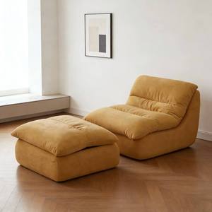 Modern Compressed <b>Sofa</b> Boneless Couch <b>for</b> Living Room, Compact Space Saving Furniture, Soft Fabric Lounge Seating <b>for</b> Home - Product Image 1