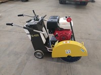 Machine à découper le pavé routier, diamètre de 40 cm, moteur à essence Loncin, asphalte, béton avec réservoir d'eau, 3600 tr/min, fourni 10 m/min