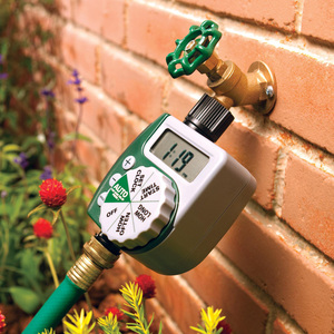Sistema de rociadores de riego automático que funciona con pilas, controlador de riego, temporizador de grifo de manguera de agua de jardín Digital programable - Product Image 2