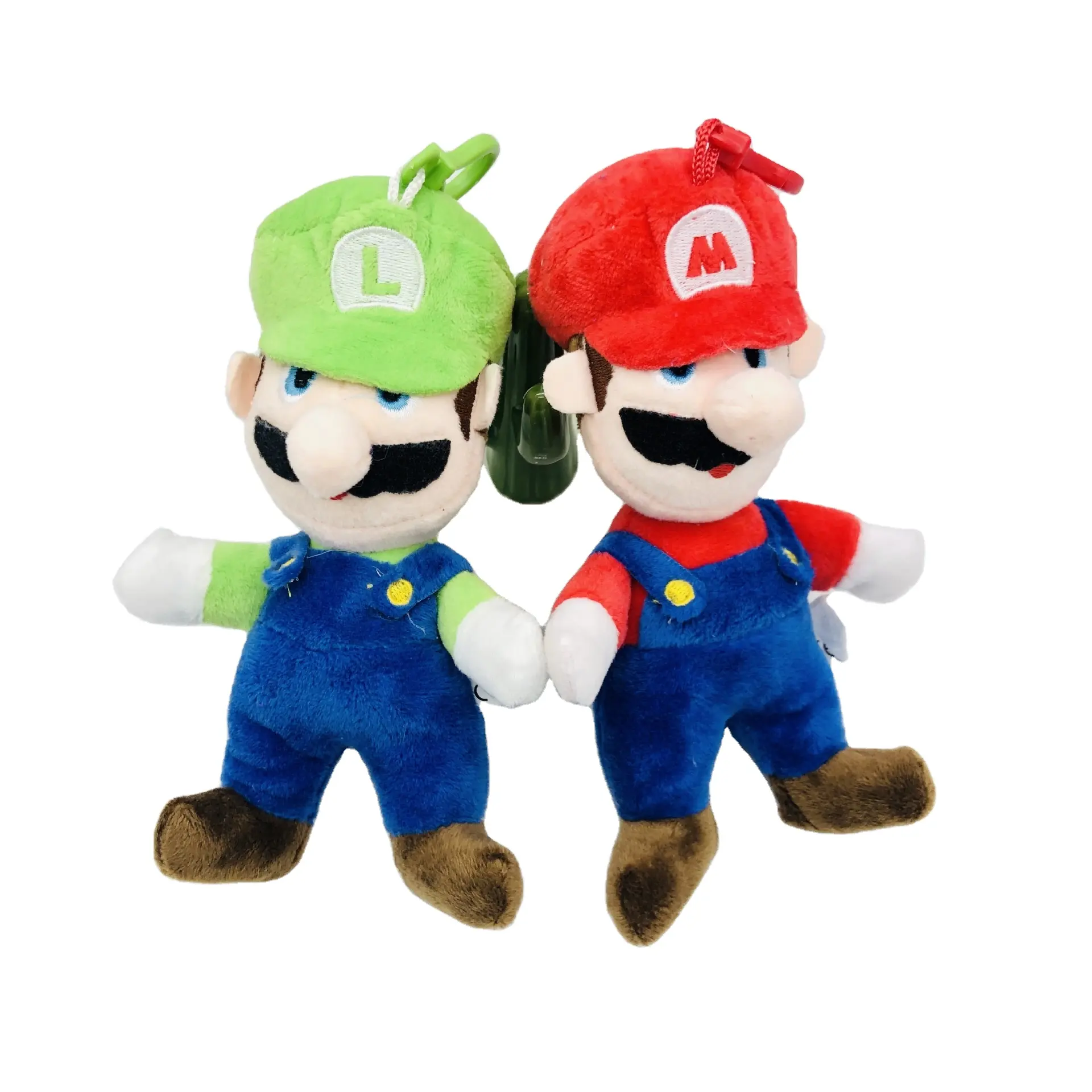 Yeni süper Mario Bros bebek peluş oyuncak yumuşak doldurulmuş hayvan bebek oyuncak çocuk çocuk doğum günü noel hediyesi anahtarlık