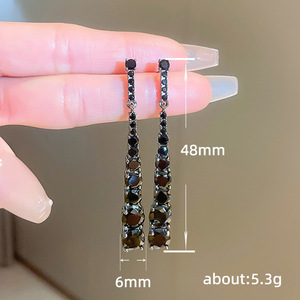 Orecchini Lunghi Eleganti per Donne, Accessori per Orecchie Semplici e alla Moda per Uso Quotidiano - Product Image 5