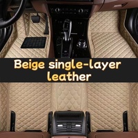 Tapis de sol de voiture 5D en cuir de luxe personnalisé, imperméable, adapté à la gamme complète Toyota Corolla Hilux, avec surpiqûres diamantées pour l'intérieur de la voiture