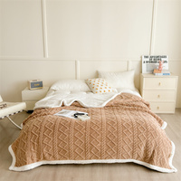 Taft-Decke Neues Design Plüschige Flauschige Gemütliche Weiche Lammfell-Fusselfreie Decke und Überwürfe für Couch, Reisen, Bett, Jeden Raum Sehr Warm