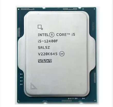 新着卸売OEM i5-12400F LGA 170018MBキャッシュ2.5GhzデスクトップトレイCPU 12400F