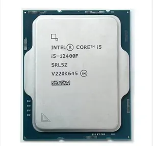 New Arrival Wholesale OEM i5-12400F LGA 1700 18MB Cache 2.5Ghz Desktop Tray CPU 12400F