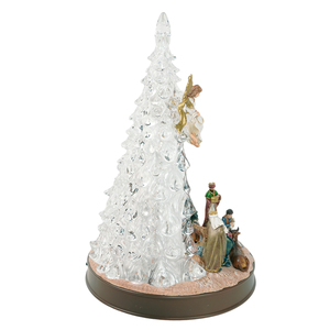 MELODY - Decoración Navideña Personalizable con Luces LED, Hecha a Mano, Árbol de Acrílico Musical, Pueblo Navideño <span class=keywords><strong>2026</strong></span>, Set de Natividad con Movimiento - Product Image 6