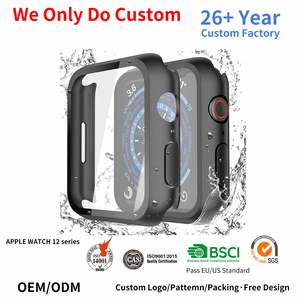 Protection d'écran imperméable personnalisée en usine pour Apple Watch SE4, multicolore, verre trempé de haute qualité, étui de protection pour montre - Product Image 1