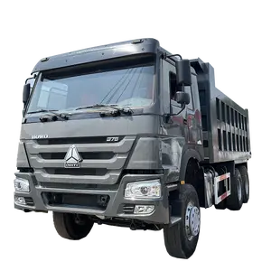 شاحنة HOWO مستعملة شاحنة بقلابات 12 إطار 12 عجلة / 10 عجلات 50 طن شاحنة Cnhtc سعر المصنع 8X4 /6X4 شاحنة نفايات مستعملة