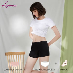 Lynmiss Teens Lovely mestruali per adolescenti periodo Culotte <span class=keywords><strong>Pocket</strong></span> 4 strati a tenuta stagna mutandine mestruali stile breve - Product Image 6