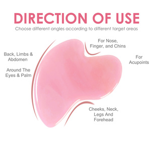 Aliver màu hồng ngọc gua SHA đá trên khuôn mặt công cụ tự nhiên ngọc bích đá guasha Hội Đồng Quản trị cho Spa gua SHA cạo massage công cụ trên khuôn mặt - Product Image 3
