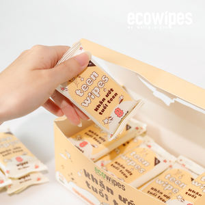 ผ้าเช็ดทำความสะอาดแบบเปียกขนาดพกพา 8 แผ่น สำหรับทำความสะอาดส่วนตัวและทำความสะอาดประจำวัน - Product Image 6