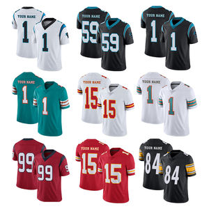 Uniformes de equipo de fútbol personalizados de alta calidad, estilo americano, manga corta, hombres adultos, tamaño XXL, camisetas de fútbol con estampado por sublimación - Product Image 1