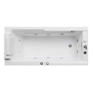 Baignoire en acrylique Jackuzzi CC542 - Design carré moderne autoportant avec lumière bleue pour usage <span class=keywords><strong>extérieur</strong></span> et villa, capacité <span class=keywords><strong>3</strong></span> personnes - Product Image 4