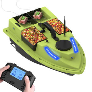 GPS RC Angel köder Boot Fernbedienung Wasserdichter Doppel motor 2KG Last Lithium batterie 600M Reichweite Langstrecken Nacht fischen - Product Image 1