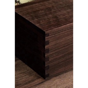 Caja de madera de nogal con cerradura, estilo retro chino, pequeña caja de almacenamiento para colección, hecha de madera de nogal. - Product Image 3