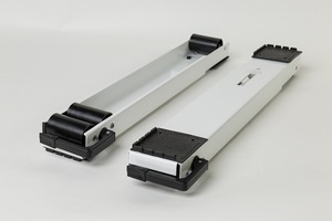 Equipment for Freezer & Storage Heater - <b>White</b> Pair of Appliance Wheel Rollers <b>Trolley</b> - Home Appliance - New Product 2020 - Product Image 6