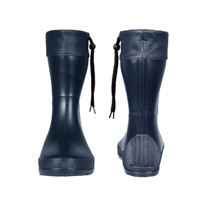 Bottes de pluie Wellington mi-mollet personnalisées <span class=keywords><strong>pour</strong></span> femmes, légères, imperméables, en caoutchouc, chaussures de jardin avec col confortable - Product Image 4
