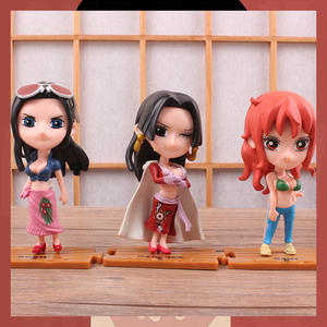 Set di 10 Statuette Collezionabili One Piece: Monkey <span class=keywords><strong>D</strong></span> Luffy, Roronoa Zoro, Boa Hancock, Regalo Ornamentale di Alta Qualità in Versione Q - Product Image 4