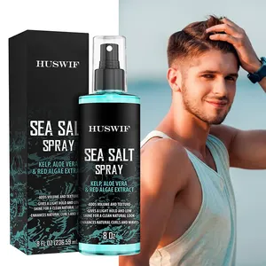 Spray de sal marina texturizante vegana orgánica de etiqueta privada OEM para cabello, Spray de textura para cabello fino para hombres