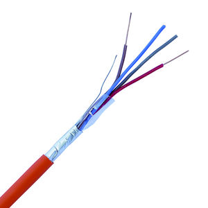 Câble d'alarme incendie 305m étanche UTP Cat5e 450-750V 2 conducteurs blindé en <span class=keywords><strong>feuille</strong></span> d'<span class=keywords><strong>aluminium</strong></span> gaine PVC résistant au feu certifié CE <span class=keywords><strong>4x10</strong></span> - Product Image 3