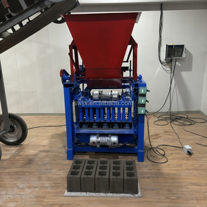 เครื่องผลิตอิฐซีเมนต์กึ่งอัตโนมัติทนทานและอเนกประสงค์แม่พิมพ์แบบเปลี่ยนได้พร้อมถัง4-35A - Product Image 3