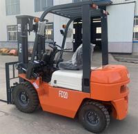 Chariot élévateur diesel à combustion interne FD20 RUM 2000 kg avec moteur Euro V, mât à deux/trois étages, utilisation en extérieur