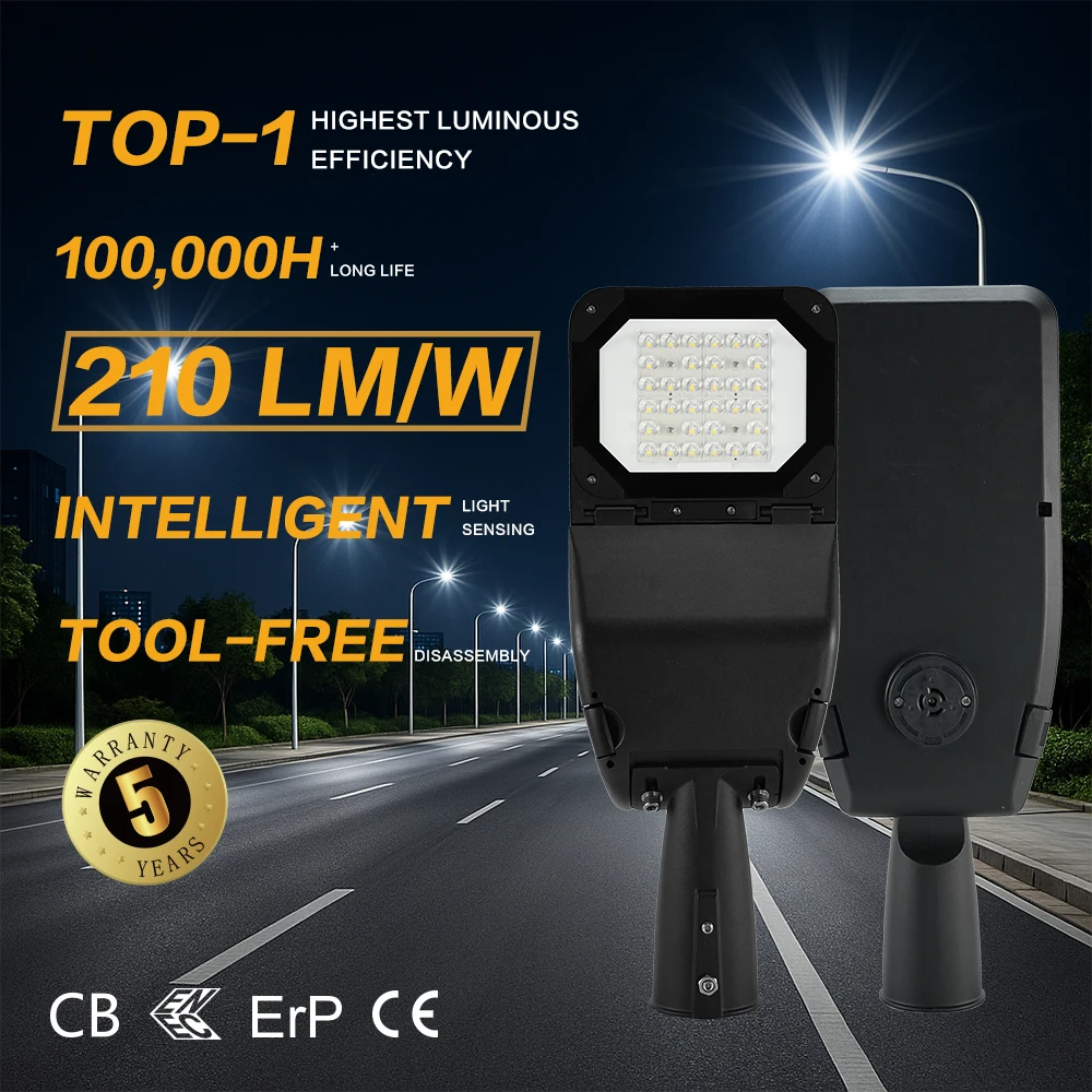 240W High Lumen LED Road Light With NEMA Zhaga Socket Compatibility