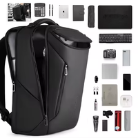 Sac à dos professionnel moderne de haute qualité pour ordinateur portable avec port de chargement USB, fermeture éclair, en polyester, emballage plastique personnalisé, fabriqué au Vietnam