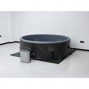 Jacuzzi de Hidroterapia con Temperatura Constante, Plegable y Fácil de Guardar, Ideal para Jardín, Camping y Viajes - Product Image 5