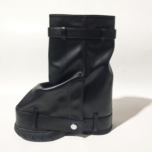 Nouvelles Bottes Plateformes Femme Automne 2025 à Bout Rond Mi-Mollet Argent Or à Semelle Épaisse pour Jambes de Pantalon - Product Image 3