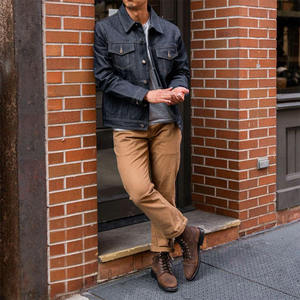 Heavyweight Japanese Selvedge <b>Denim</b> Jacket Men Button Fly Men <b>Denim</b> Jacket American Vintage Raw Men's <b>Denim</b> Jackets & <b>Coats</b> - Product Image 3