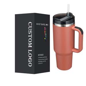 2025 NUEVO 40 Oz PROTOUR FLIP PAJA TUMBLER A prueba de fugas Día de San Valentín Aventura Logotipo personalizado Taza de vacío de acero inoxidable Viajero - Product Image 1