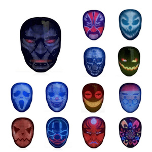 Mascarilla inteligente <span class=keywords><strong>Led</strong></span> recargable por USB máscara facial que transforma la <span class=keywords><strong>cara</strong></span>, a todo Color para fiestas Navidad y Hallow - Product Image 5