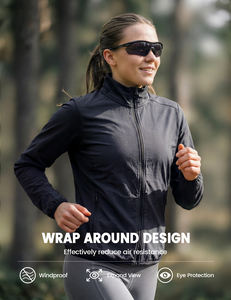 แว่นตาปั่นจักรยาน Lamicall BCPE07 จากโรงงานโดยตรง มุมมองกว้าง เลนส์ทรงกลม แว่นกันแดดโพลาไรซ์สำหรับปั่นจักรยานเสือภูเขา กิจกรรมกลางแจ้ง - Product Image 4