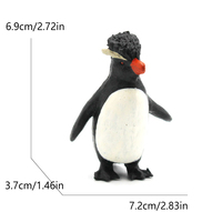 Modelos de Animales Salvajes de Plástico para Simulación Transfronteriza: Koala, Pingüino, Pangolín, León, Zorro Fennec, Oso Polar, Toro. Juguetes y Adornos.